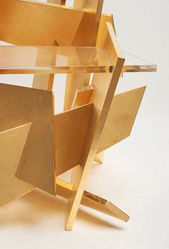 Sigurdur Gustafsson, a plexiglass and plywood "A-EKI" chair for Källemo, nr 9 in an edition of 19 examples, Sweden post 2016.