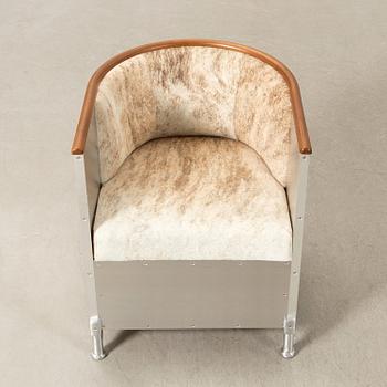 Mats Theselius, armchair "Aluminium Chair", Källemo.