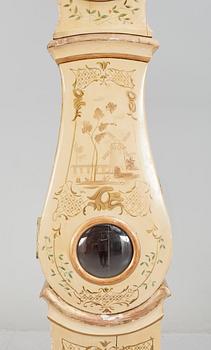 GOLVUR, med två lod samt pendel, 1800-tal.