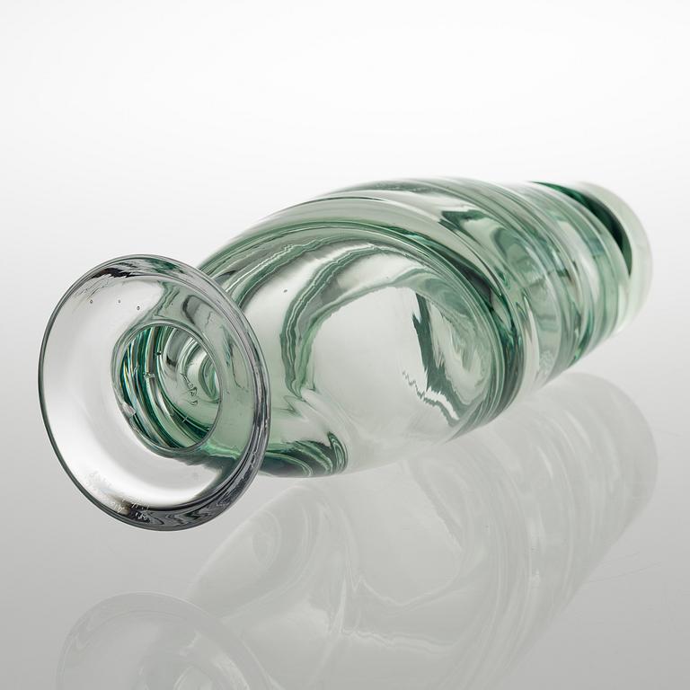 KARI ALAKOSKI, A GLASS SCULPTURE, signed Kari Alakoski Iittala 1998.