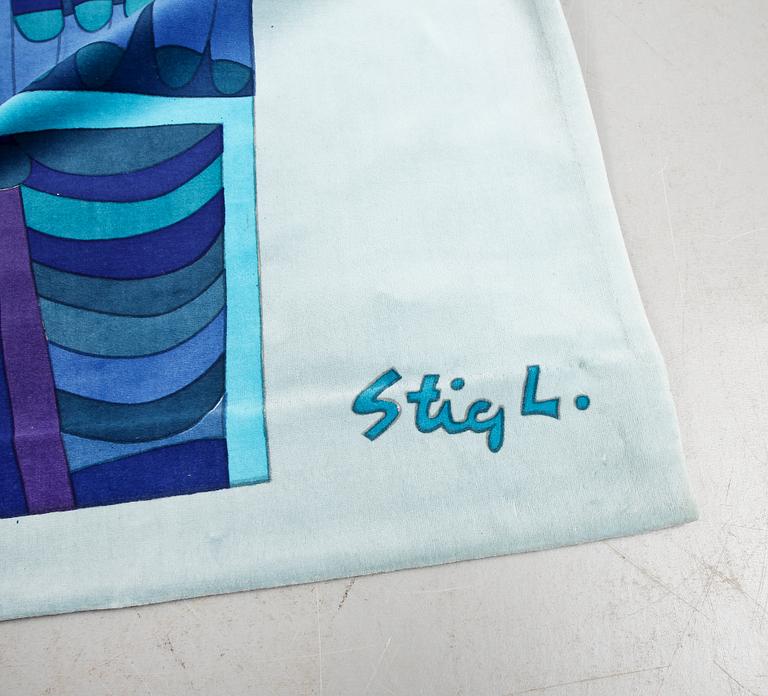 TEXTIL, Stig Lindberg, 205x125, sign, 1960-tal.