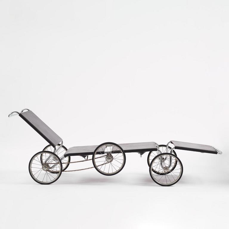 Marcel Breuer, liggfåtölj, modell "F41", Tecta, Tyskland, efter 1984.