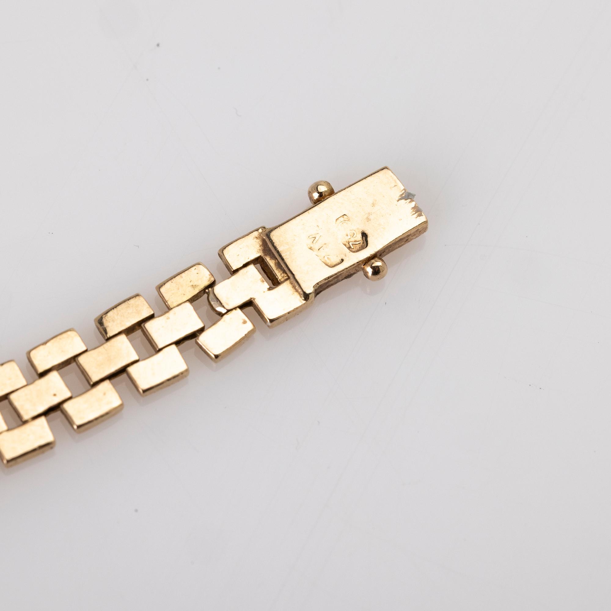 Collier, 18k, korridorlänk.