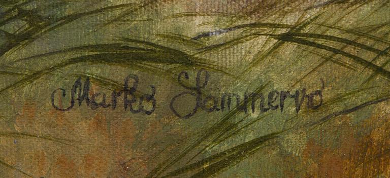 MARKO LAMMERVO, oil on canvas, signed.