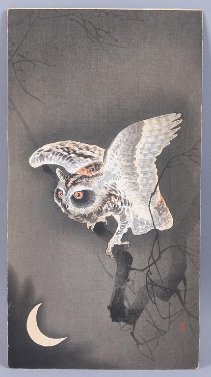 OHARA KOSON, hans art, träsnitt.