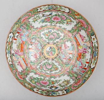 SKÅL, porslin, Kina, Kanton, tidigt 1900-tal.