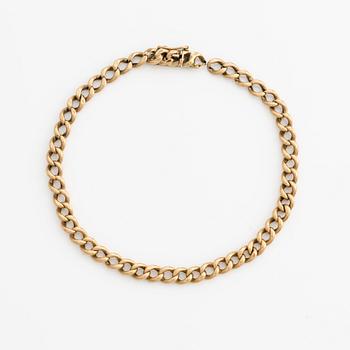 Armband, pansarlänk, 18K guld.