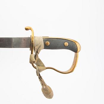 A Swedish police sword, early 20th century.