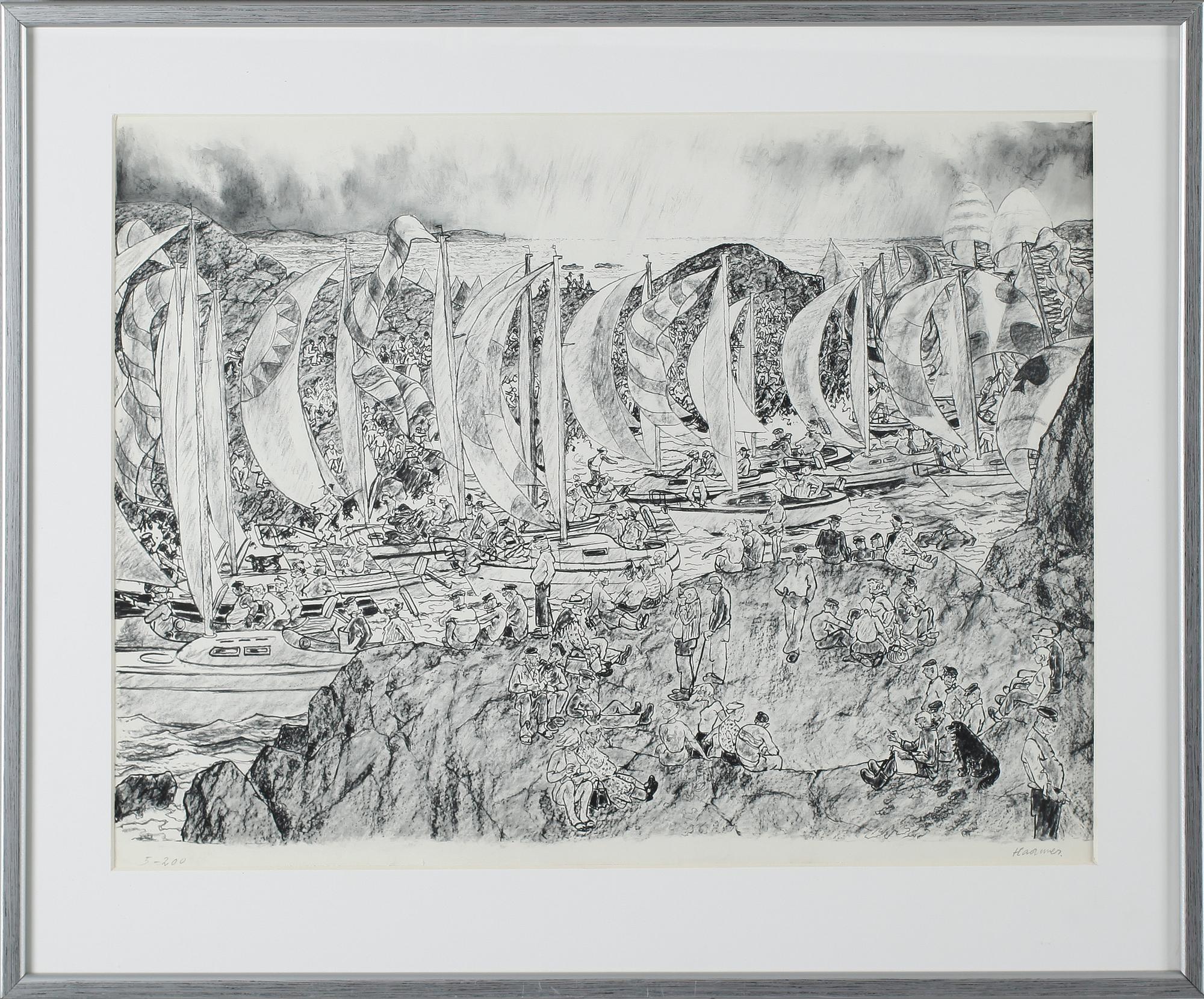 ERIK HAAMER, litografi, signerad 5/200.