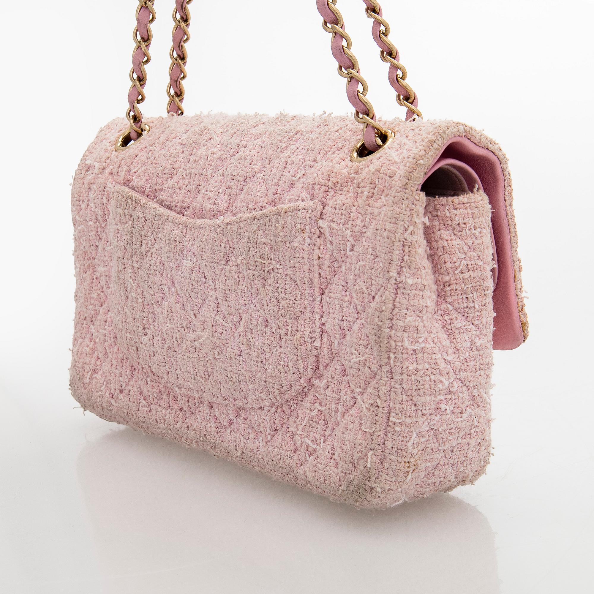 Chanel, väska, "Tweed Medium Double Flap Bag", 2021.