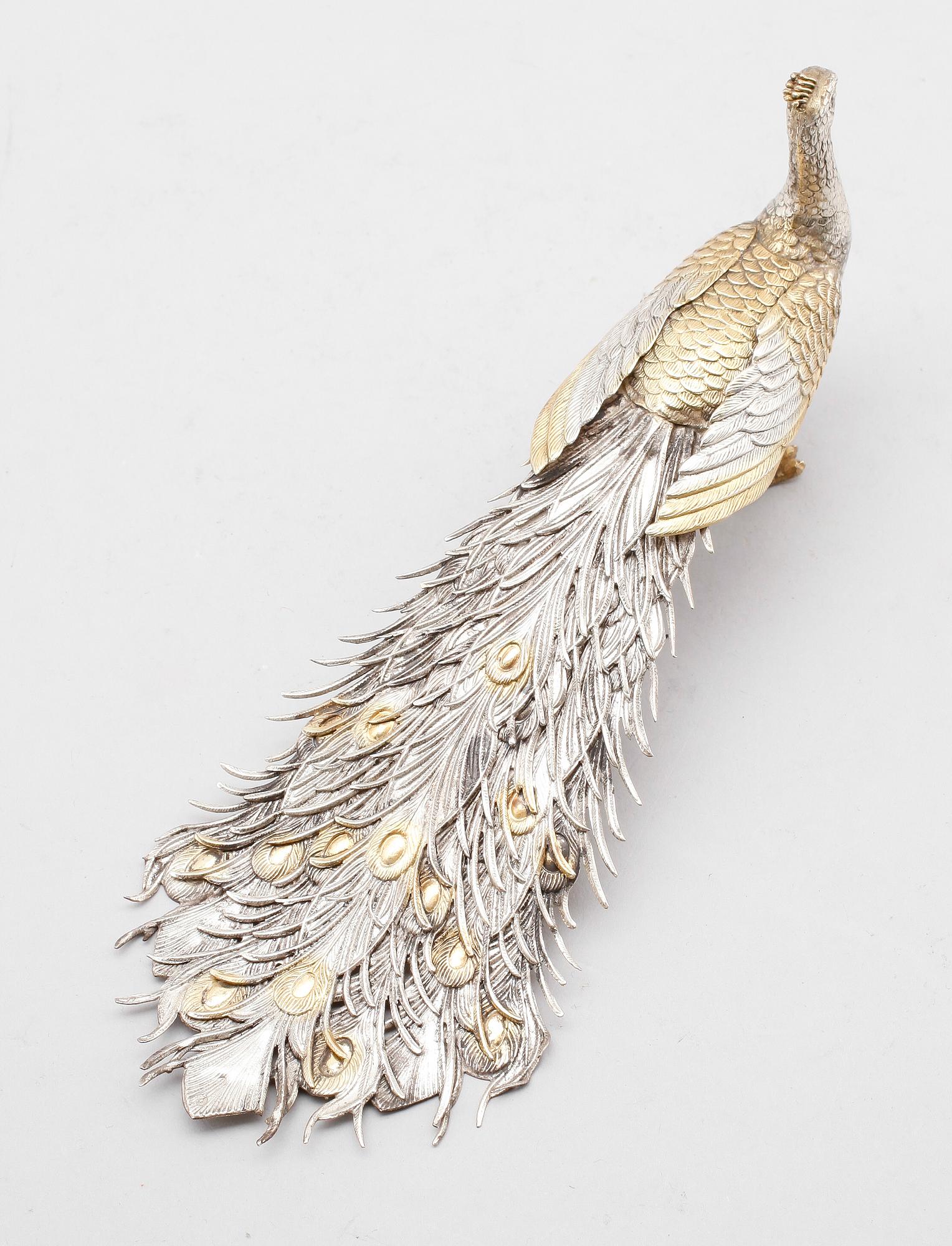 FIGUR, silver, 1900-talets mitt. Vikt ca 169 gram.