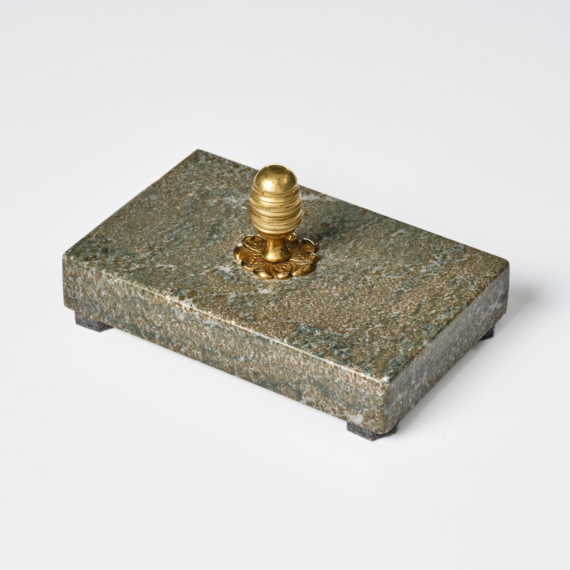 A Sweden empire paper weight , first half of the 19th century.