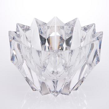 SKÅL, glas, "Näckros", signerad Aimo Okkolin Riihimäen Lasi Oy.