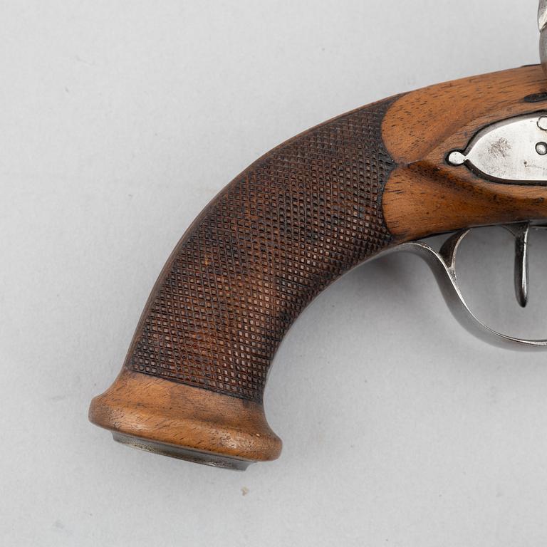 Flintlåspistoler, ett par, Frankrike, 1800-talets början.