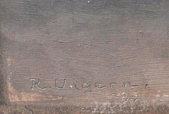 RAGNAR UNGERN, olja på skiva, sign. och dat. -22.