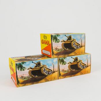 GAMA, 3 stycken stridsvagnar 70/3, Tyskland, 1950-tal.