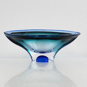 Göran Wärff, a glass vase and a bowl, 'Vision', Kosta Boda.