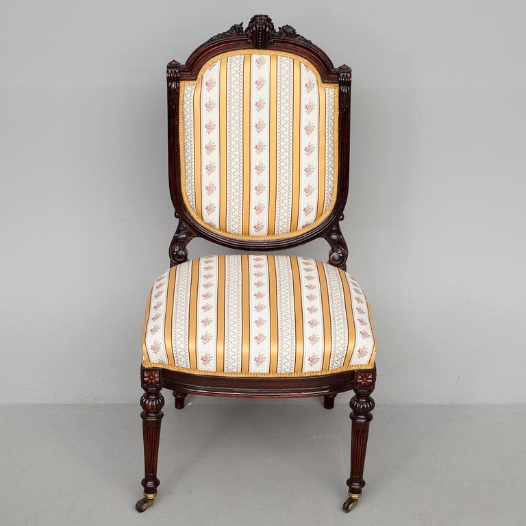 STOLAR, 2 st /STOLAR, ett par, Louis XVI-stil, 1800-talets slut.