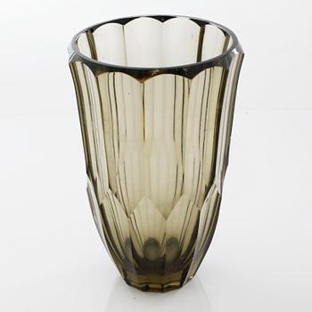 VAS, glas, Simon Gate, Orrefors, signerad GA och numrerad, 1900-talets första hälft.
