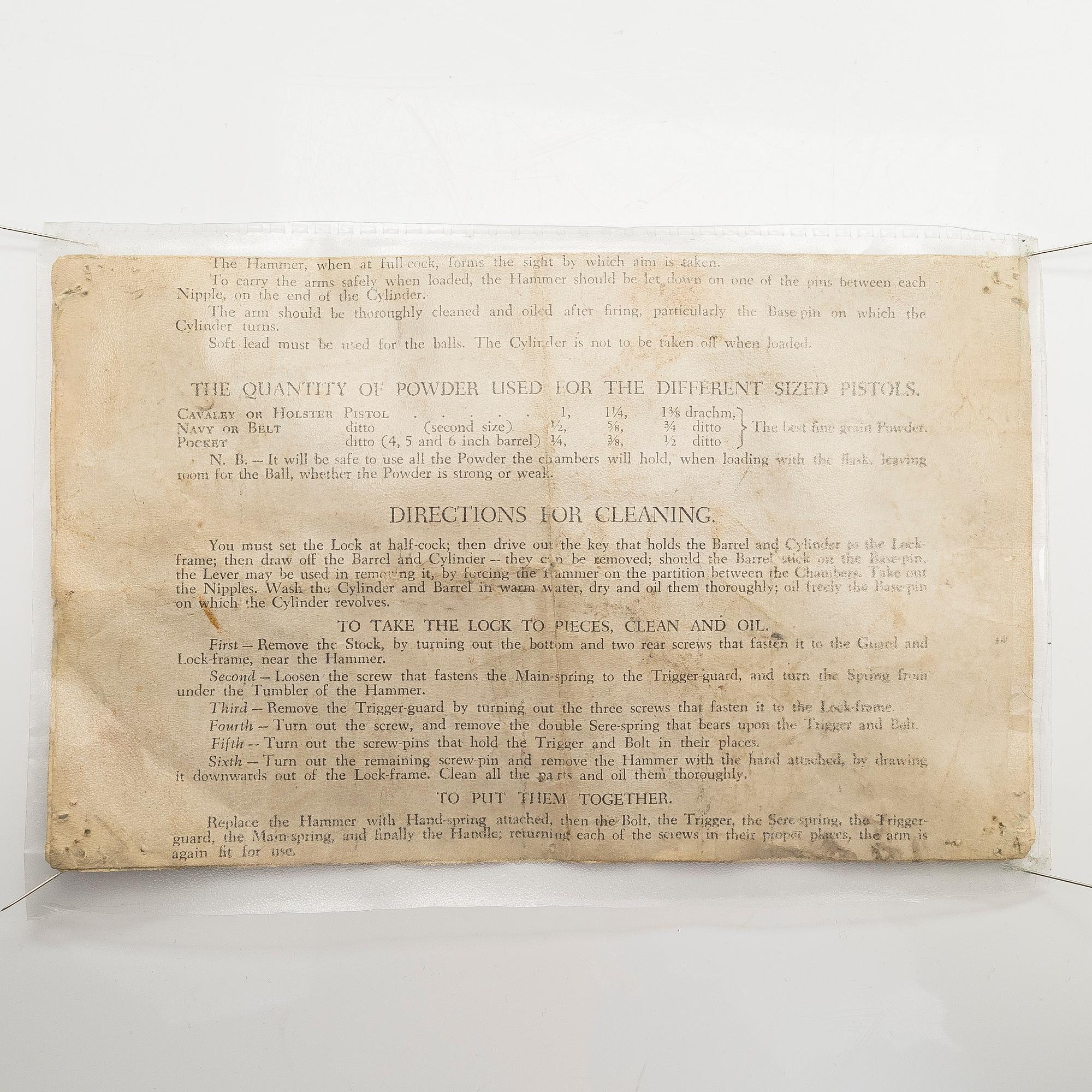 A Colt 1860 Army percussion revolver, serial no. 35171, manufactured 1862. Certificate included.