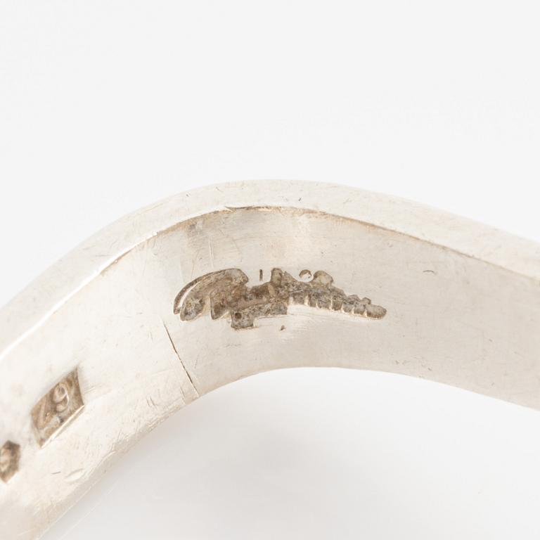 Rey Urban, ring and bracelet, silver.