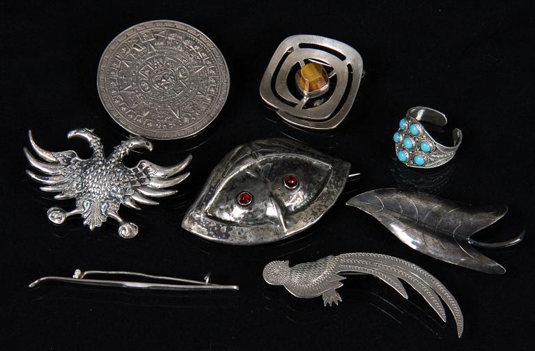 PARTI SILVER, 12 delar. 1900-tal. Vikt ca 219 gr.