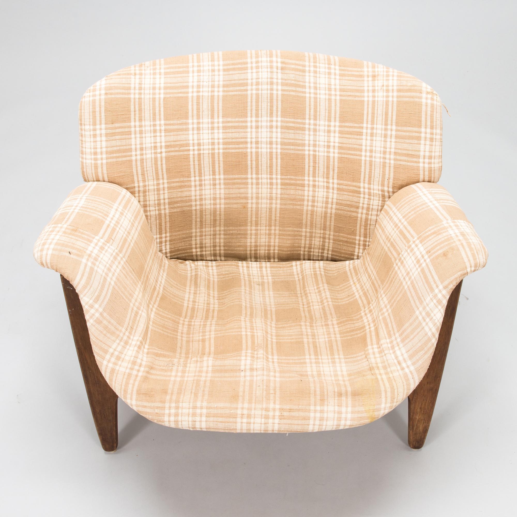 Carin Bryggman, a 1950's armchair for Oy Boman Ab.