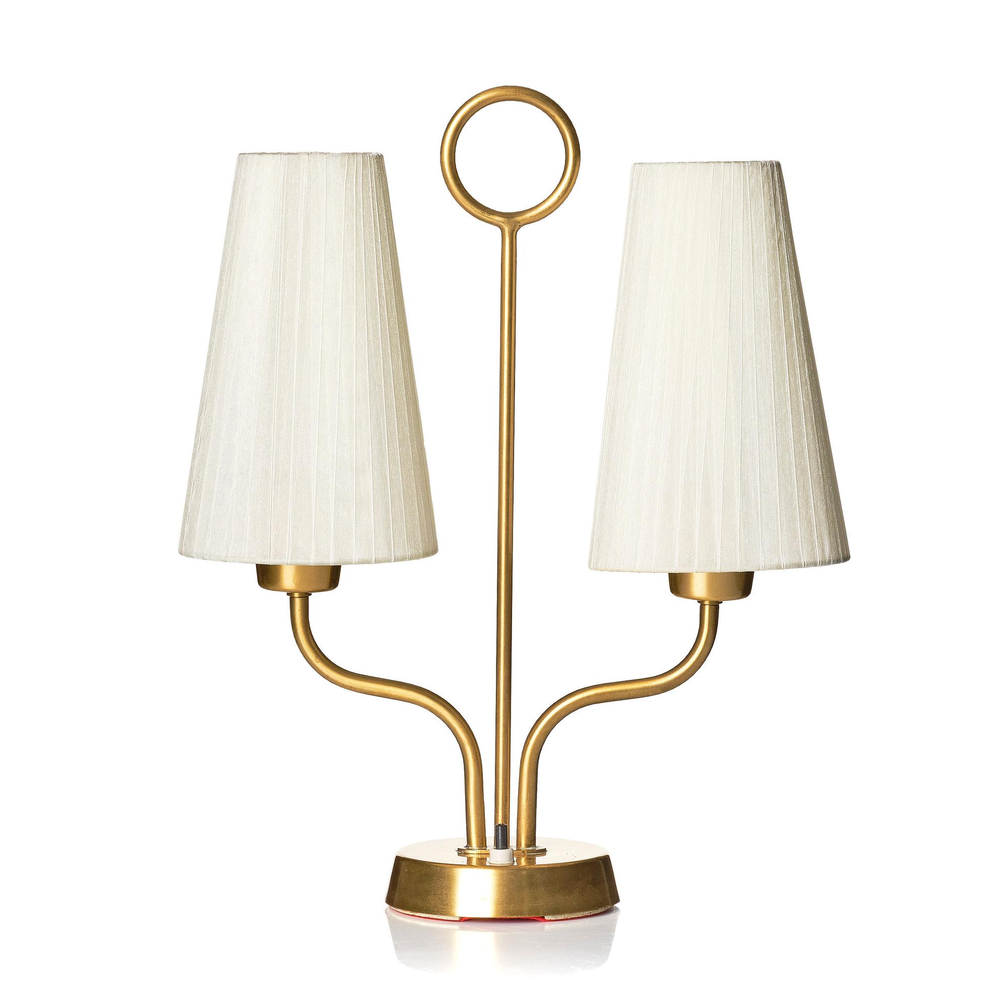 Hans Bergström, bordslampa, modell "20", ateljé Lyktan, Åhus, 1940-50-tal.