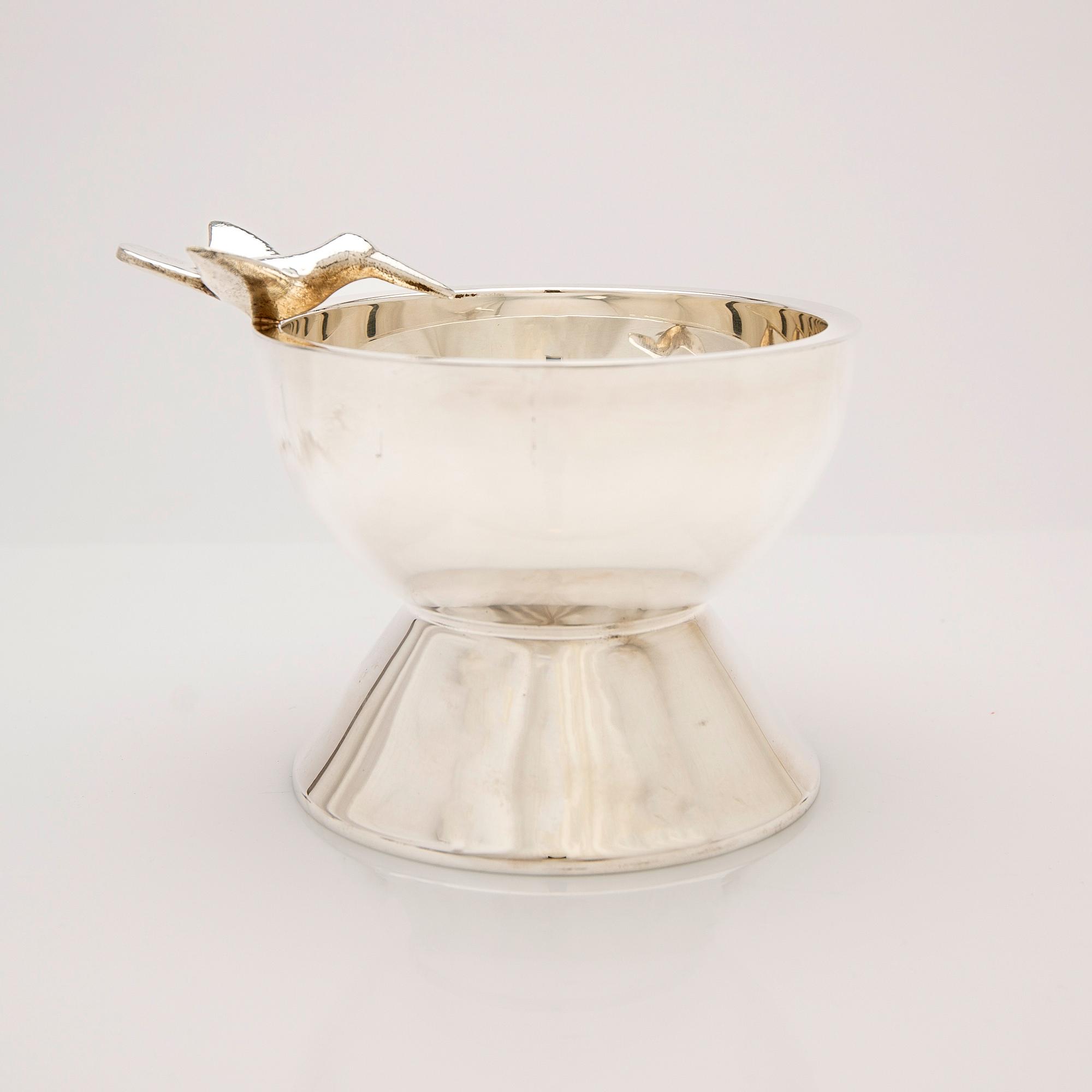 Bowl, sterling silver, Mexico.
