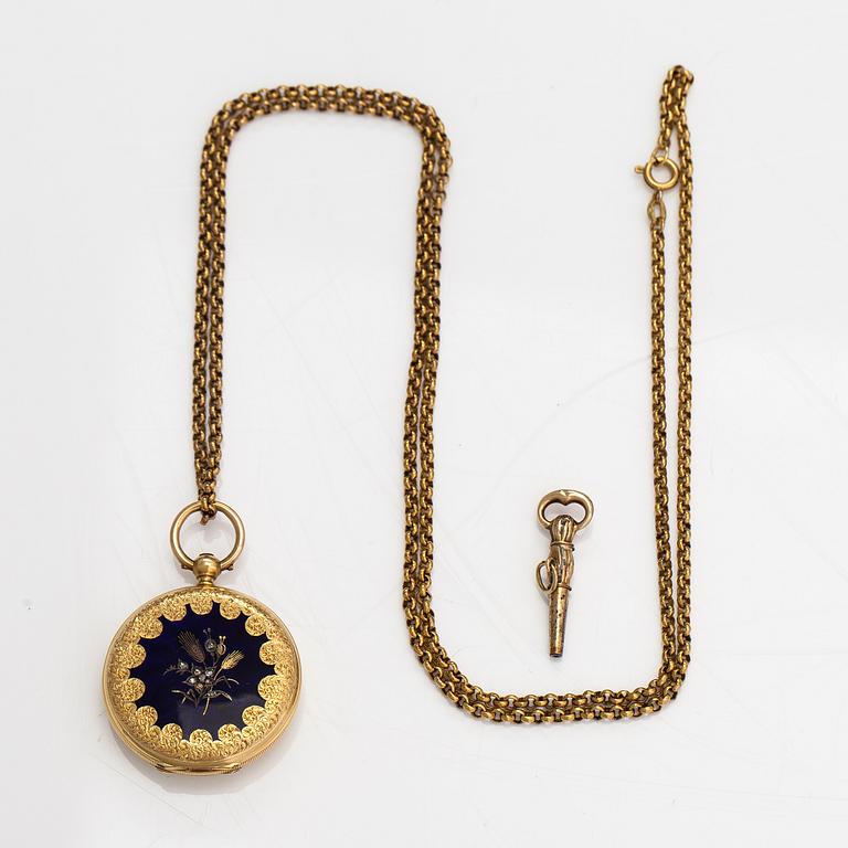 Blondel & Melly, pocket watch, 31 mm.