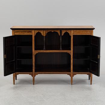 A rosewood veneered sideboard by James Shoolbred & Co, London, circa 1900.