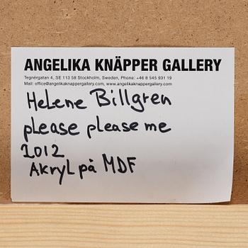 Helene Billgren, "Please please me".