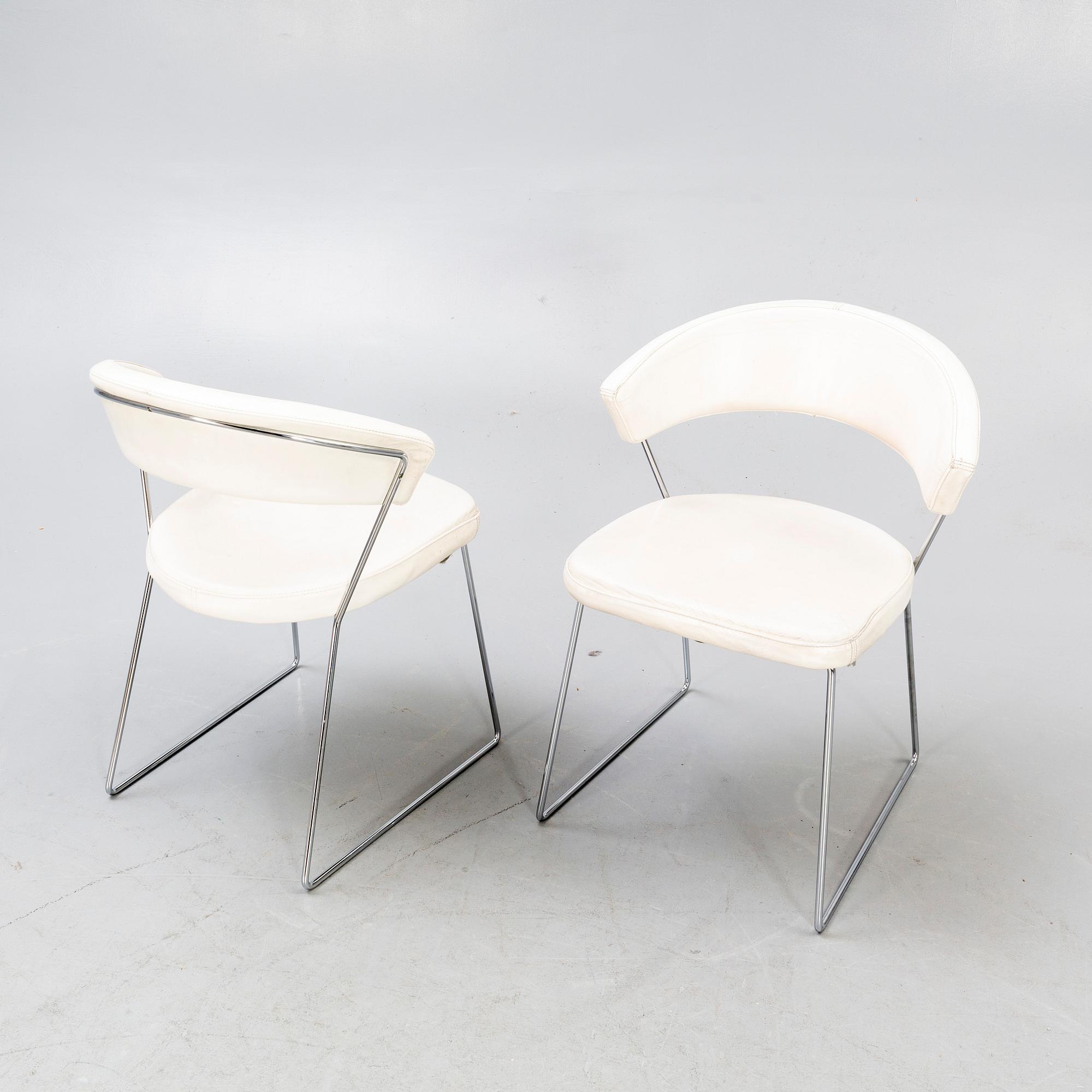 Chairs, 4 pcs, "New York", Calligaris, Italy, last part of the 20th century.