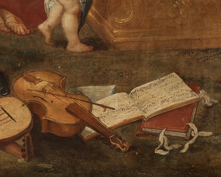 Hendrick van Balen och Jan Brueghel den äldre, tillskriven. Minerva besöker de nio muserna.