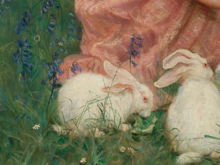 Frederick Morgan, Feeding the Rabbits.