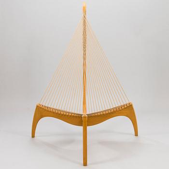 JØRGEN HØVELSKOV, fåtölj "Harp Chair", Christensen & Larsen, Danmark 1980-tal.