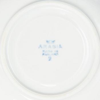 Servis, 52 delar, porslin, "Singapore" Arabia Finland 1949 - 1964.