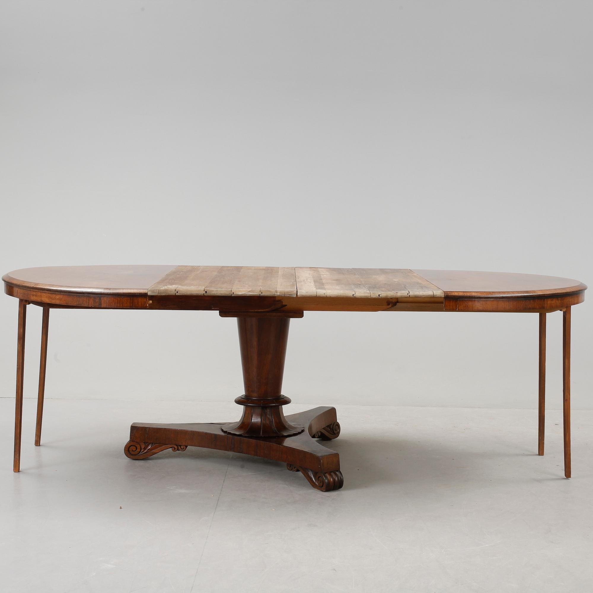 MATBORD, Empire, 1800-talets första hälft.
