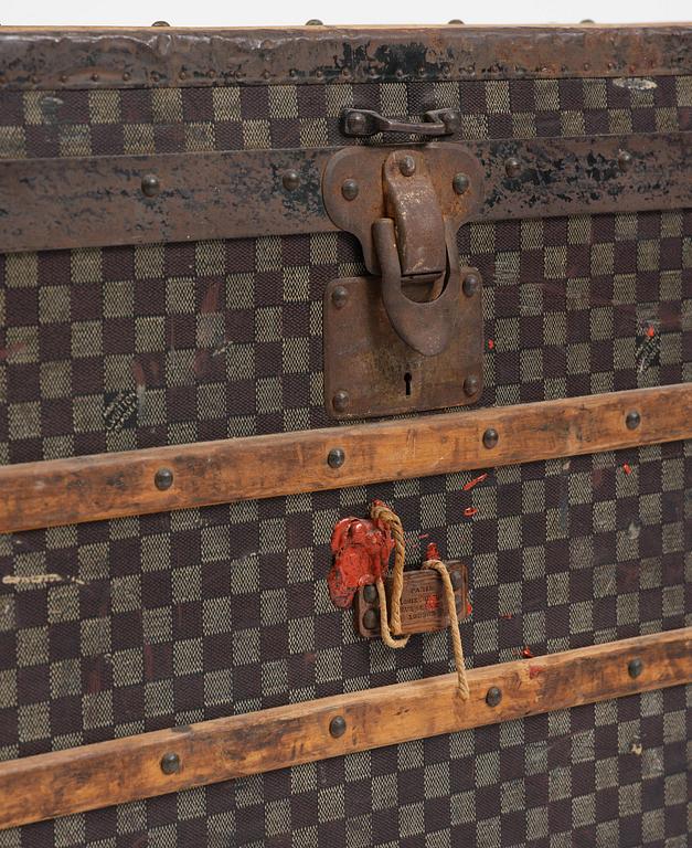 Louis Vuitton suitcase, late 19th century.