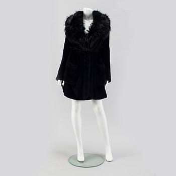 GIANFRANCO FERRE, fur coat.