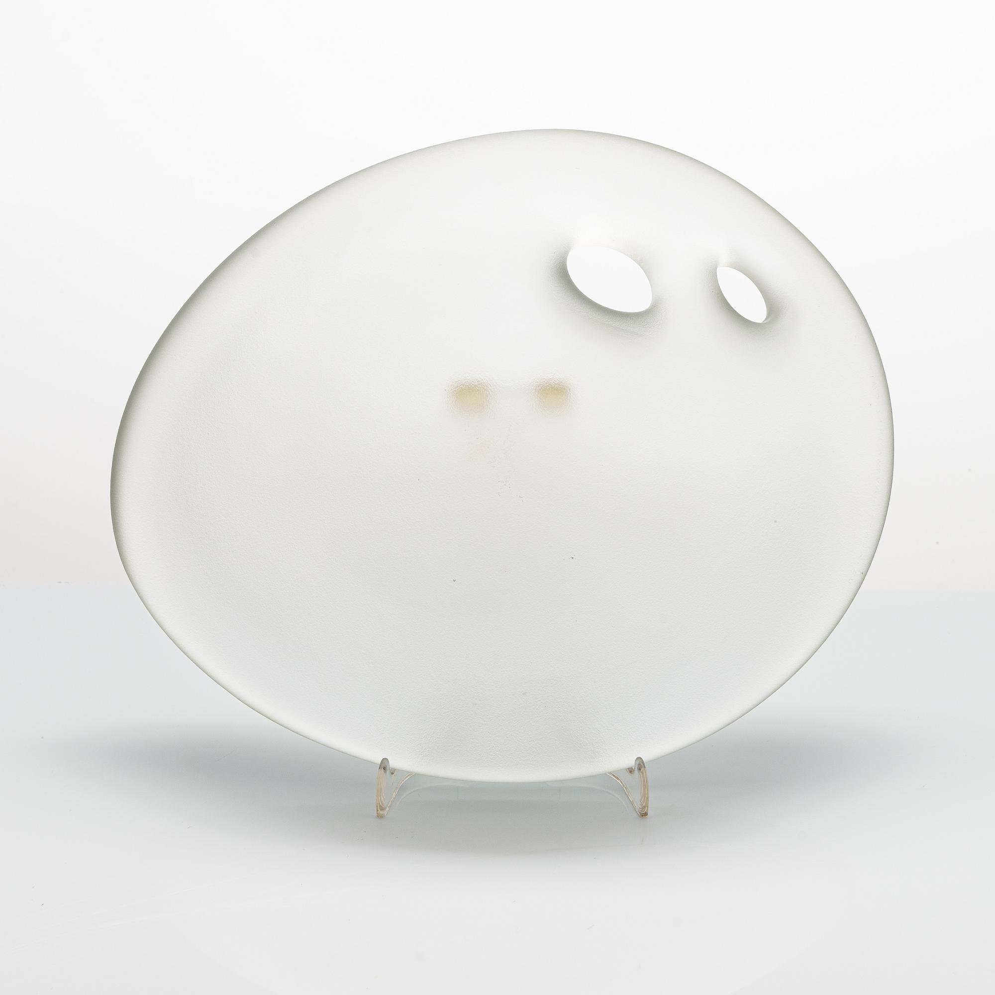 Timo Sarpaneva, skulptur, Hiidenkehto (Jättens vagga) signerad  Timo Sarpaneva, Iittala -54.
