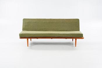 A sofa 417 and a table 519, Peter Hvidt & Orla Mörgaard Nielsen, Minerva series, France & Daverkosen, Denmark, 1950s.