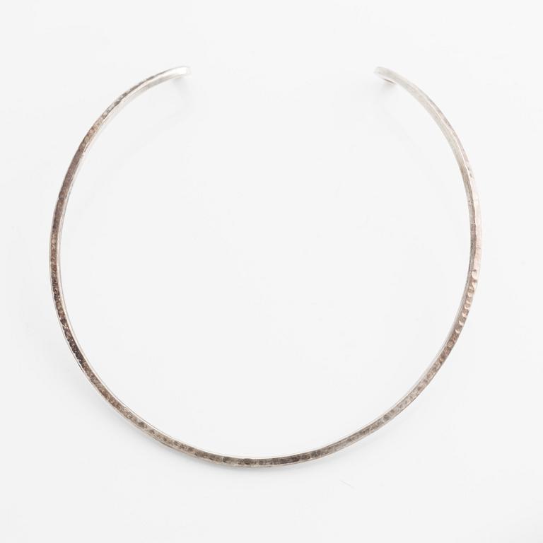 Claës E. Giertta, necklace sterling silver, Stockholm 1989.