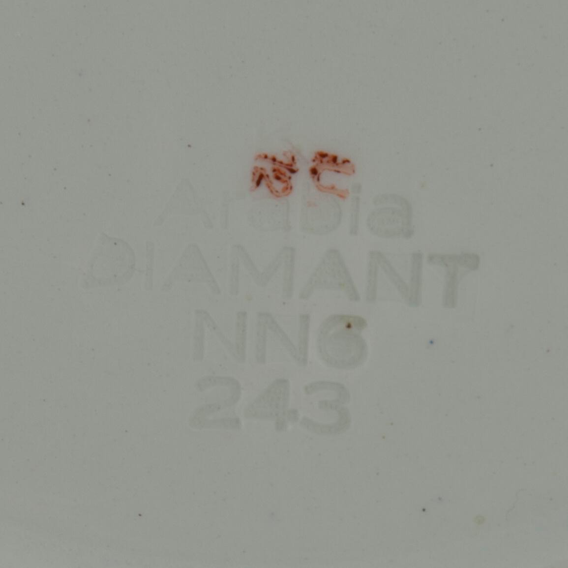 SERVIS, 57 delar, porslin,  Arabia Diamant, 1920-talets mitt.