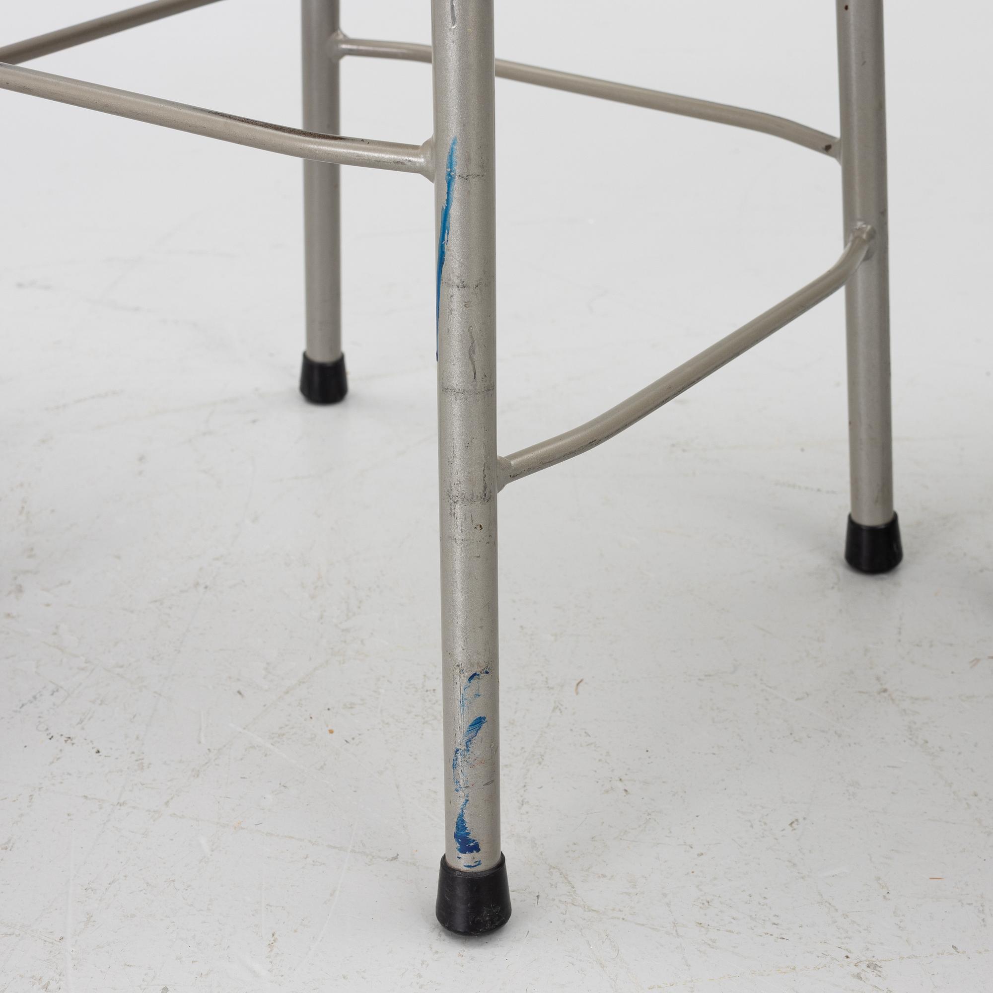Stools, 3, latter half of the 20th century.