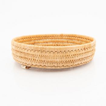 Margit Kitok-Åström,  Malmberget, ostform, rotarbete, signerad MKÅ.