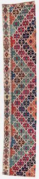An antique Sivrihisar kilim, Eskişehir region, c. 374 x 72 cm.