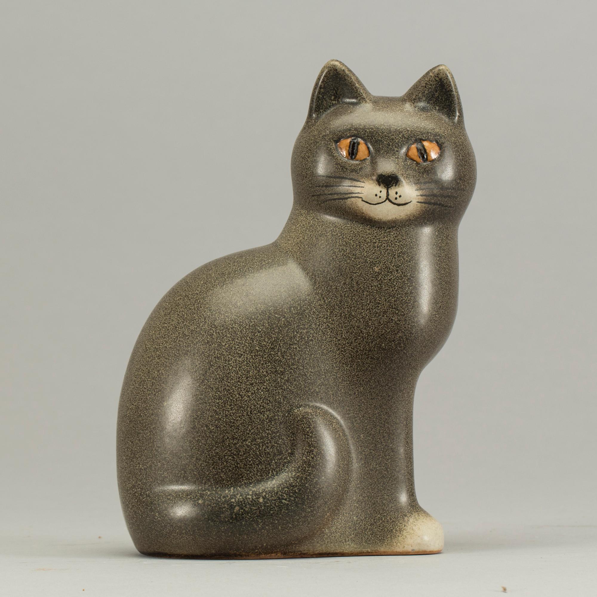 FIGURIN, stengods, Lisa Larson, K-studion, Gustavsberg, signerade.