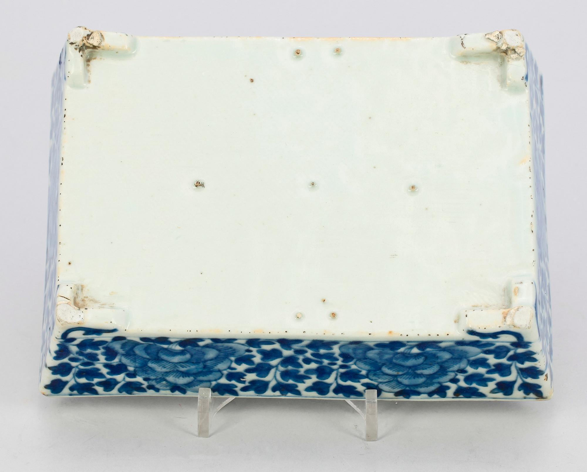 KAKTUSSKÅL, porslin, Kina, 1800-tal.