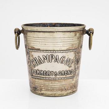 A Champagne cooler bucket Pommery & Greno, France.